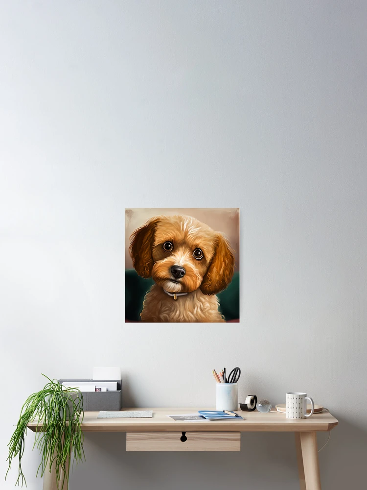 Thumbnail 2 of 3, Poster, cavapoo designed and sold by MrUtDesign.