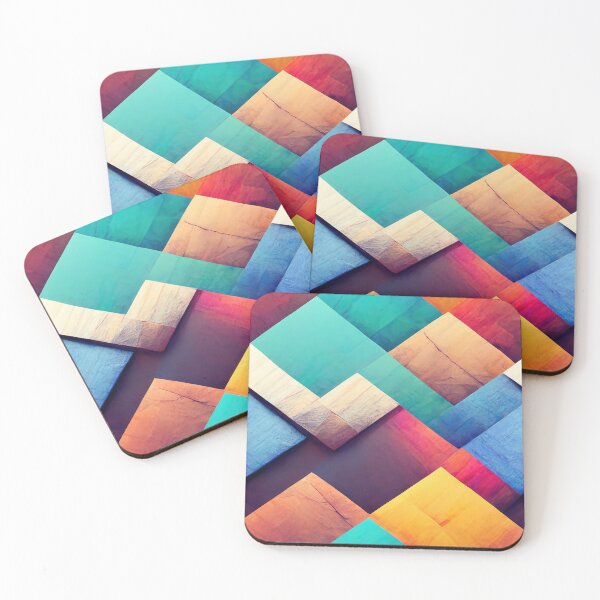 Item preview, Multicolour Tiles - pattern designed and sold by KLOIK.
