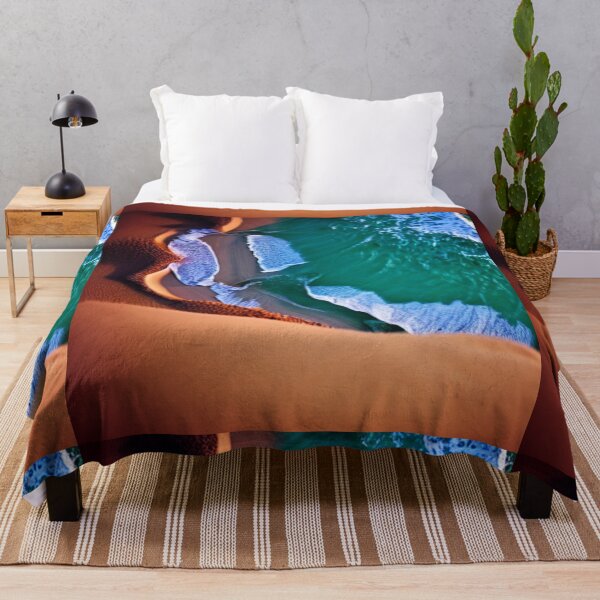 Item preview, Ocean Waves Sunset Series - Photo 5 - Throw Pillows and Prints.  designed and sold by ScatterHub.