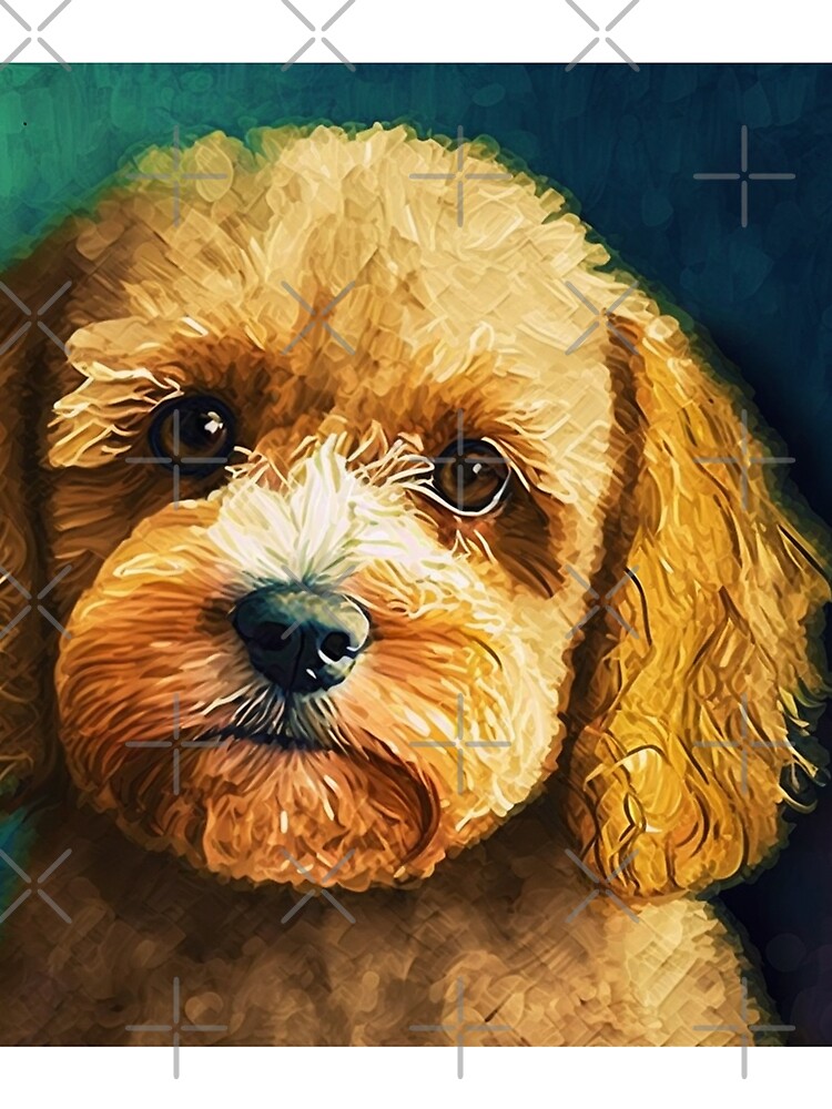 Thumbnail 3 of 3, Scarf, cavapoo designed and sold by MrUtDesign.