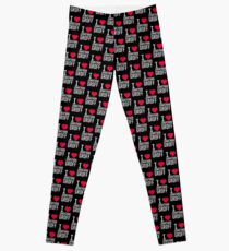 I heart Jonathan Groff (white letters) Leggings