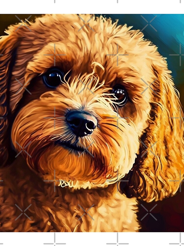 Thumbnail 3 of 3, Scarf, cavapoo designed and sold by MrUtDesign.