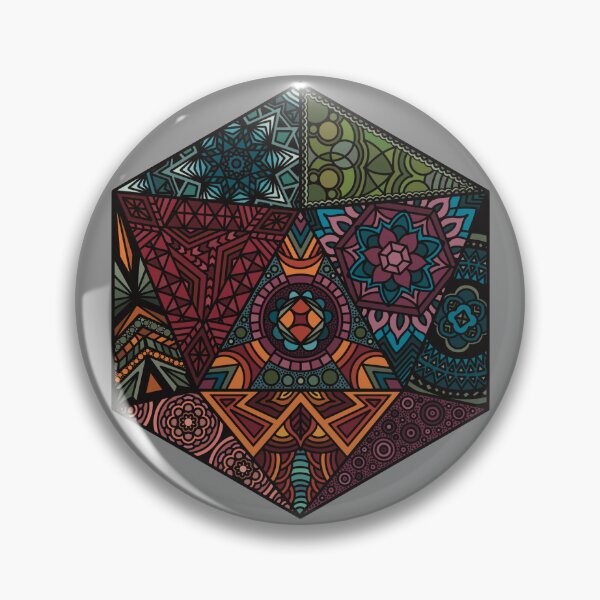 Item preview, d20 zentangles designed and sold by Alicia Carlson.