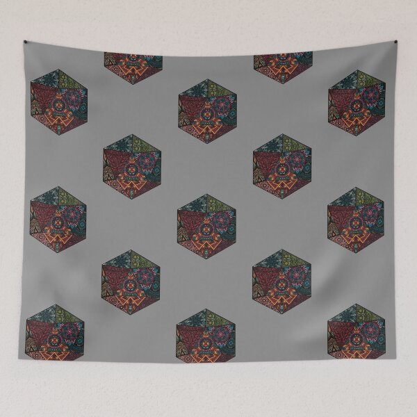 Item preview, d20 zentangles designed and sold by Alicia Carlson.