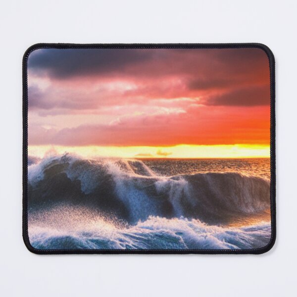 Item preview, Ocean Waves Sunset Series - Photo 6 - Throw Pillows and Prints.  designed and sold by ScatterHub.