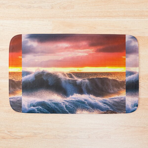 Item preview, Ocean Waves Sunset Series - Photo 6 - Throw Pillows and Prints.  designed and sold by ScatterHub.