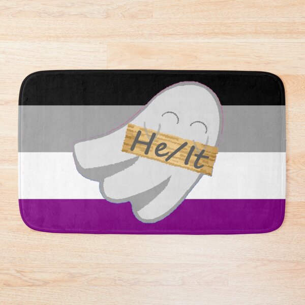 Item preview, He/It Ace Pronoun Ghost designed and sold by Forest-Bird.