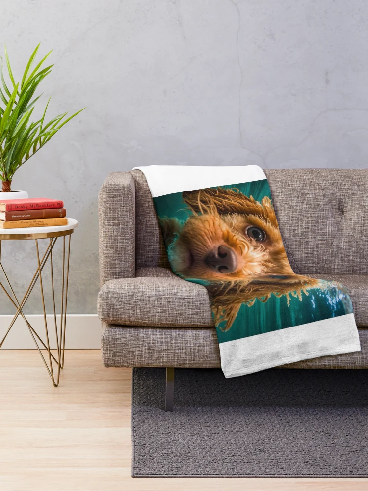Thumbnail 2 of 6, Throw Blanket, cavapoo designed and sold by MrUtDesign.