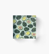 Avocado Addict Acrylic Block