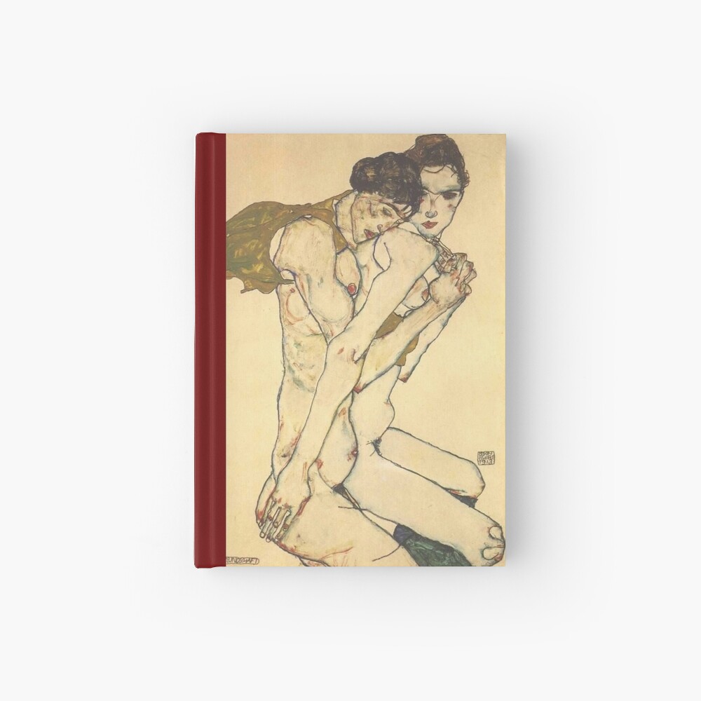 Egon Schiele "Friendship", 1913 Hardcover Journal