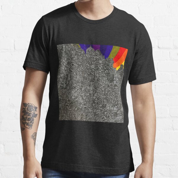 Lightning Bolt Wonderful Rainbow Classic T-Shirt