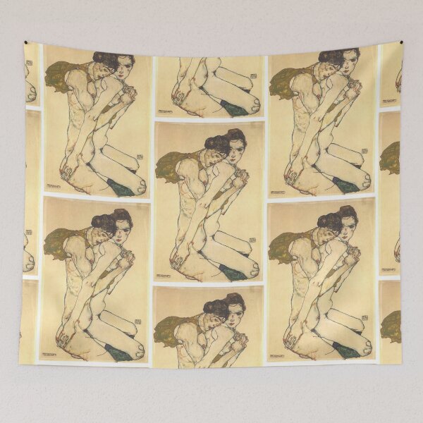 Item preview, Egon Schiele "Friendship", 1913 designed and sold by Alexandra Dahl.