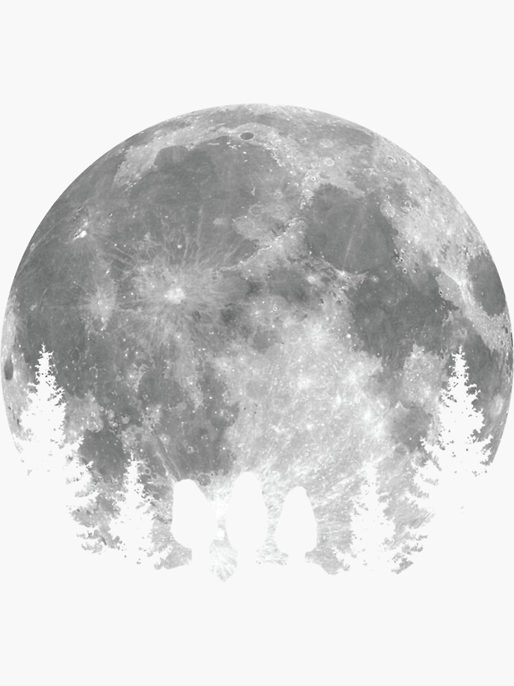 "Great Morels Moon Costume Mushroom Forager Morel" Sticker for Sale by