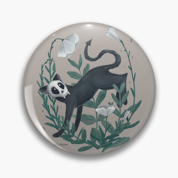 Item preview, Skull Cat  designed and sold by KelSticks.