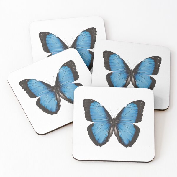 Item preview, Blue butterfly illustration designed and sold by L-monade.