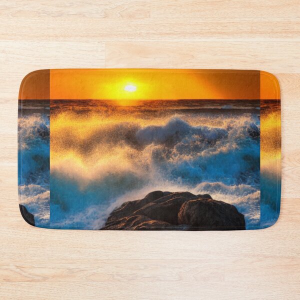 Item preview, Ocean Waves Sunset Series - Photo 7 - Throw Pillows and Prints.  designed and sold by ScatterHub.