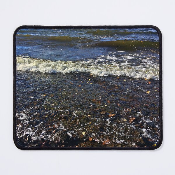 Item preview, Autumn waves from the Rocky Shore - A Sunny Day in Northern Canada designed and sold by Ric1926.