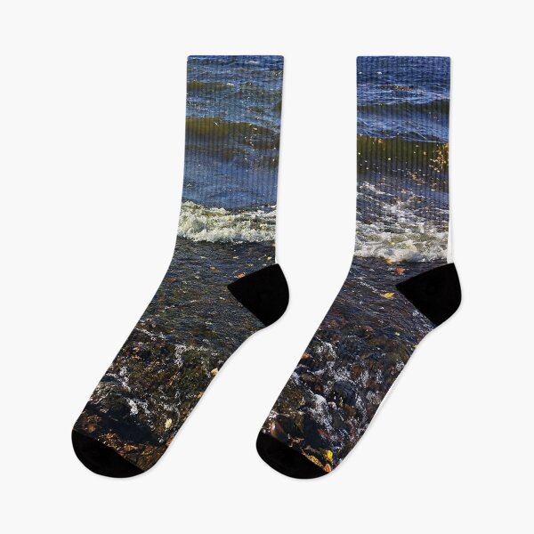 Item preview, Autumn waves from the Rocky Shore - A Sunny Day in Northern Canada designed and sold by Ric1926.