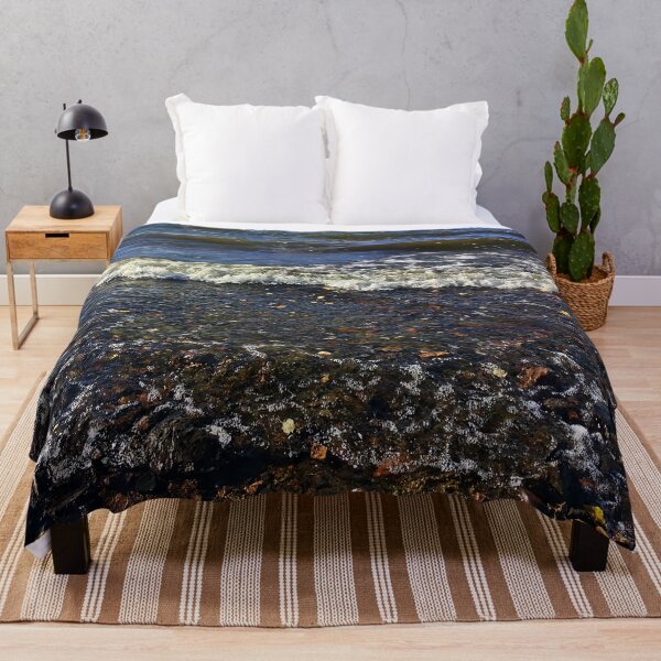 Item preview, Autumn waves from the Rocky Shore - A Sunny Day in Northern Canada designed and sold by Ric1926.