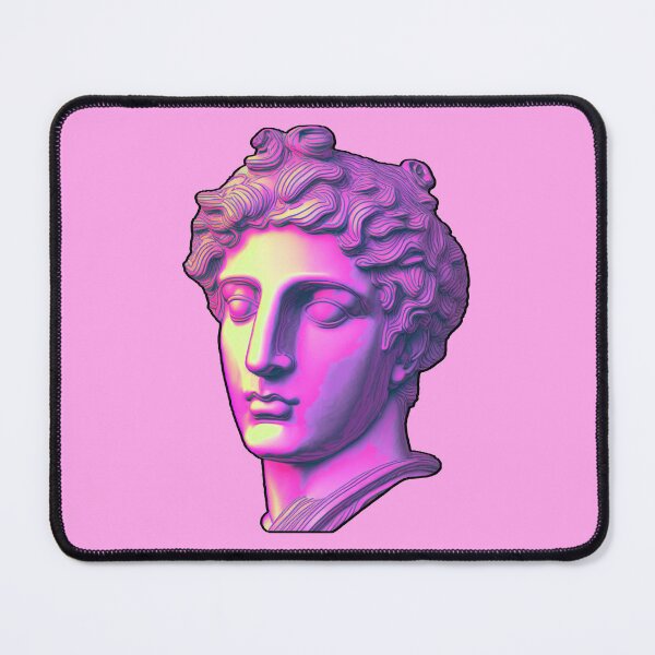 Item preview, Vaporwave aesthetic macintosh plus greek pink designed and sold by AlvaroMeurer.