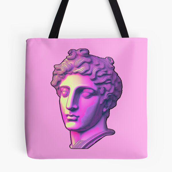 Item preview, Vaporwave aesthetic macintosh plus greek pink designed and sold by AlvaroMeurer.