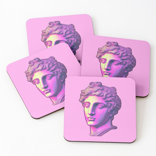 Item preview, Vaporwave aesthetic macintosh plus greek pink designed and sold by AlvaroMeurer.