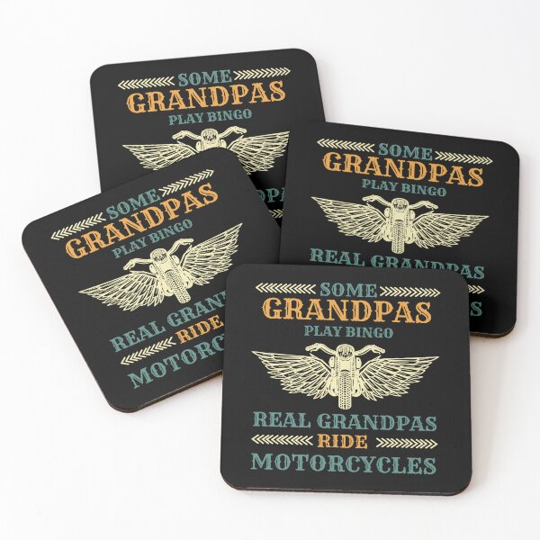 Item preview, Mens Some Grandpas Play Bingo Real Grandpas Ride Motorcycles designed and sold by JJT0724.