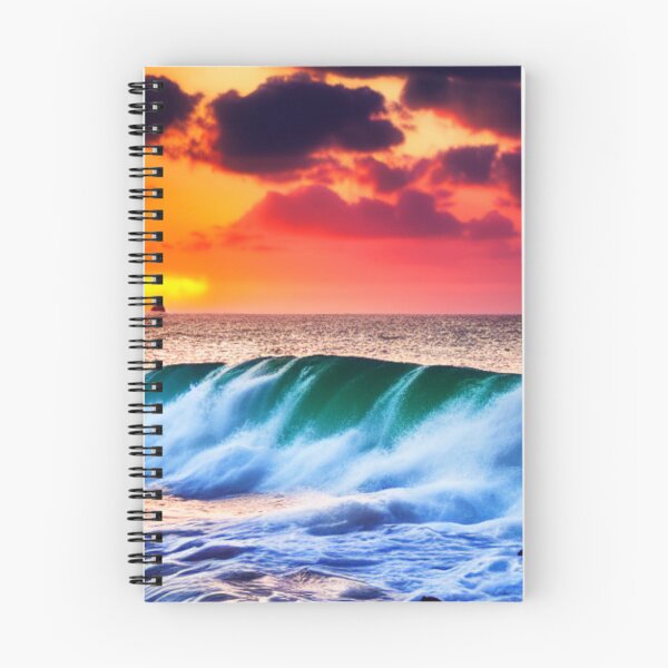 Item preview, Ocean Waves Sunset Series - Photo 1 - Throw Pillows and Prints.  designed and sold by ScatterHub.