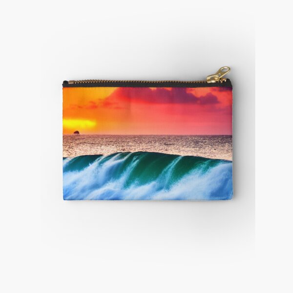 Item preview, Ocean Waves Sunset Series - Photo 1 - Throw Pillows and Prints.  designed and sold by ScatterHub.