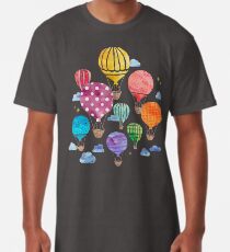 Camiseta larga Noche de globo de aire caliente