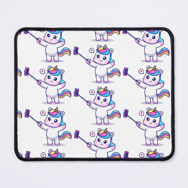 Item preview, Cute baby unicorn taking selfie illustration cartoon designed and sold by diksha021.
