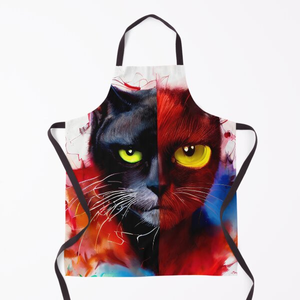 Aperçu de l'œuvre chat en peinture de masque #14 créée et vendue par supeart.