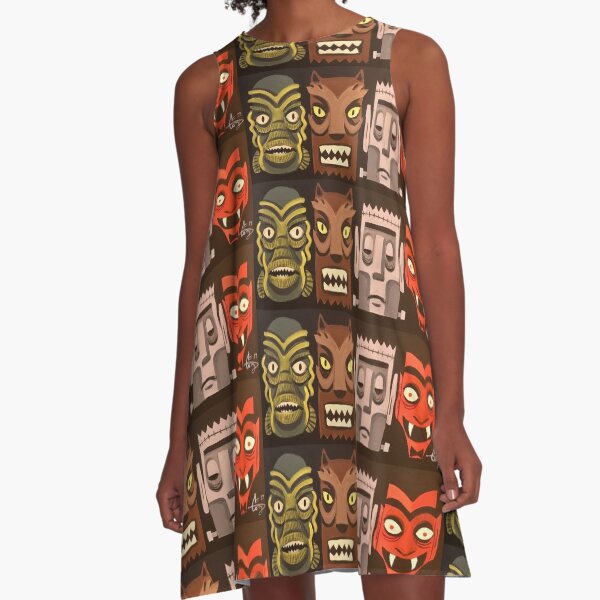 Tiki-Mon A-Line Dress