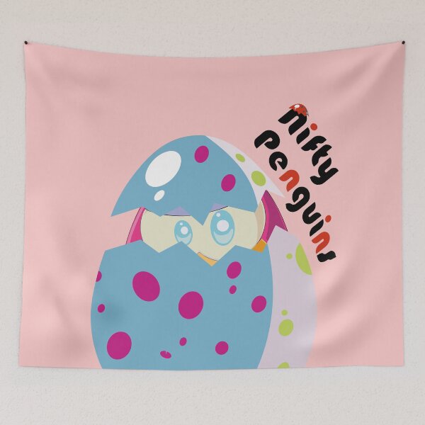 Item preview, Meet Pennie - Cute Penguins in Colorful Eggshell - Collection N. 8 designed and sold by NiftyPenguins.