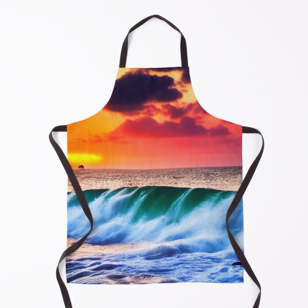 Item preview, Ocean Waves Sunset Series - Photo 1 - Throw Pillows and Prints.  designed and sold by ScatterHub.