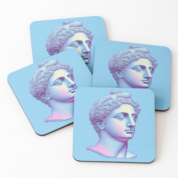 Item preview, Vaporwave aesthetic macintosh plus greek blue designed and sold by AlvaroMeurer.