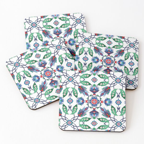 Item preview, Iznik - Turkish Folklore on white designed and sold by FK-UK.
