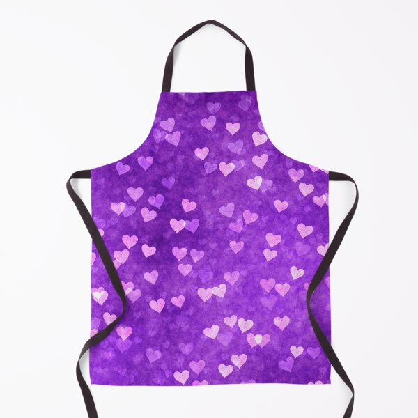Item preview, Floating Hearts on Purple Background Fabric and Textile Design designed and sold by nickbrayimages.