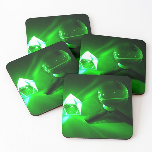 Item preview, green laser, glass sphere into a glass pyramid designed and sold by Toadn2princess.