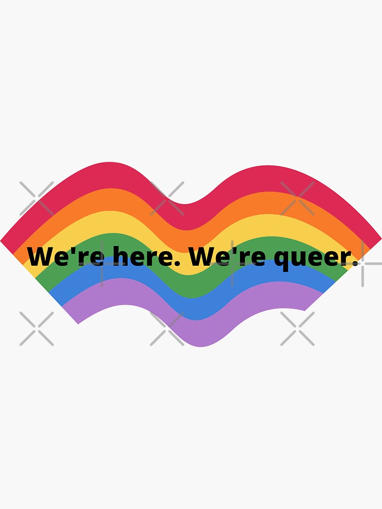 Gay Design Sticker For Sale By Khnifssa Redbubble 