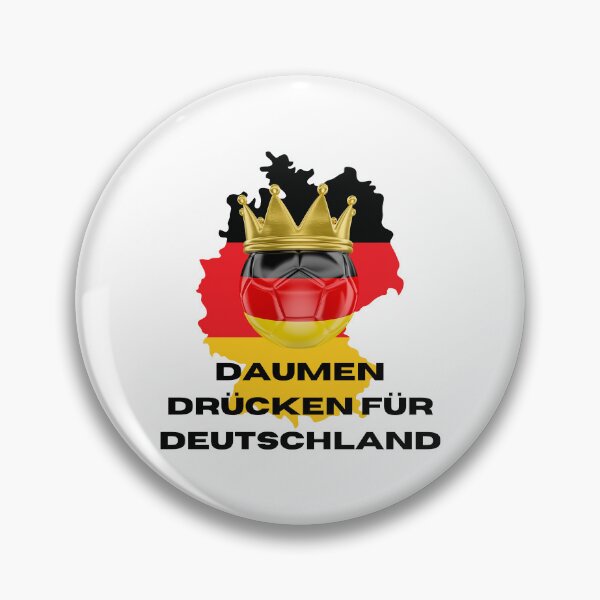 Item preview, daumen drücken für deutschland - deutsche fußballnationalmannschaft Germany Football designed and sold by Mhayra.