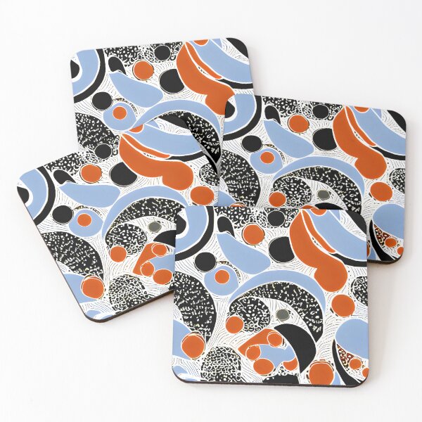 Item preview, retro shapes blob pattern #6 designed and sold by supeart.