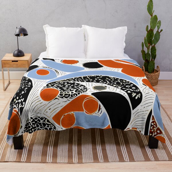 Item preview, retro shapes blob pattern #6 designed and sold by supeart.