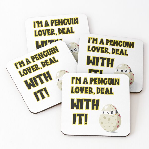 Item preview, I'm a penguin lover, deal with it! designed and sold by NiftyPenguins.