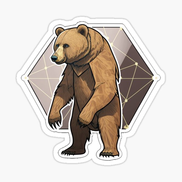 Grizzly Bear Sticker