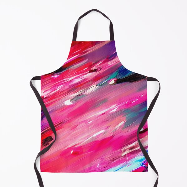 Item preview, thick dense paint pattern knife art - pink blue paint pattern #14 designed and sold by supeart.