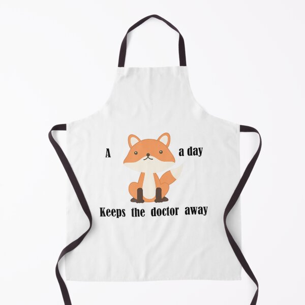 Item preview, A Fox A Day Keeps The Doctor Away designed and sold by elimoishop.