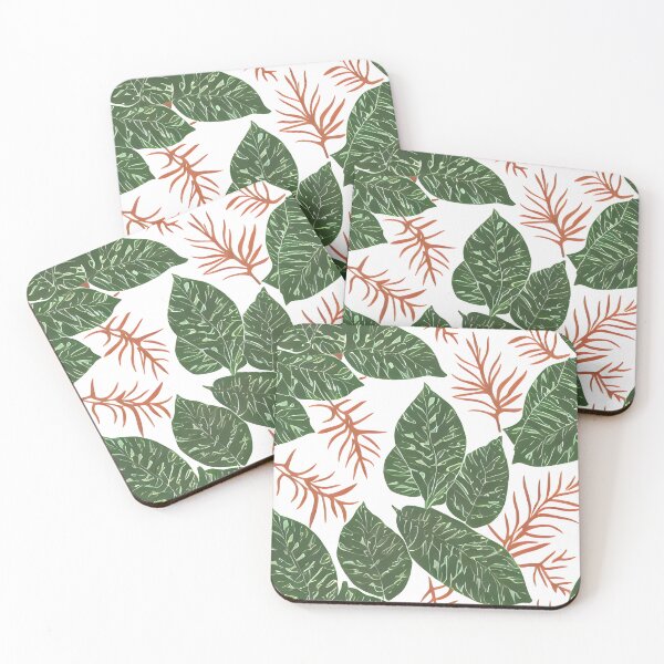 Item preview, tripical leaf floral pattern #12 designed and sold by supeart.