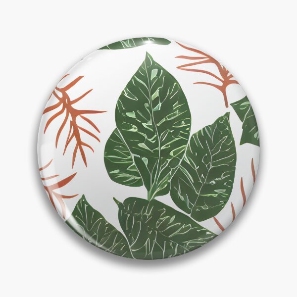 Item preview, tripical leaf floral pattern #12 designed and sold by supeart.