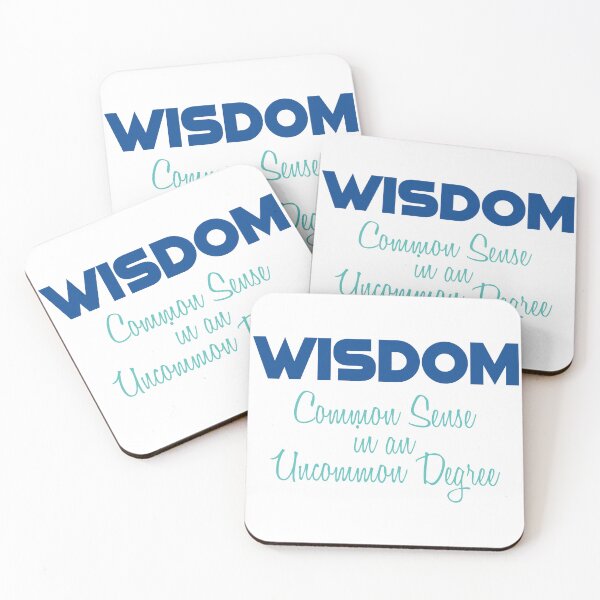 Item preview, WISDOM: Common sense in an Uncommon Degree designed and sold by Amazigh-i7orran.